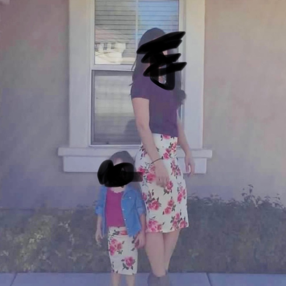 LulaRoe Cassie skirt mommy and me